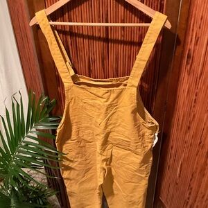 Women’s Mustard Overalls